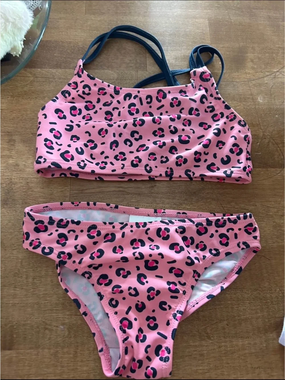 5-6 girls leopard bikini